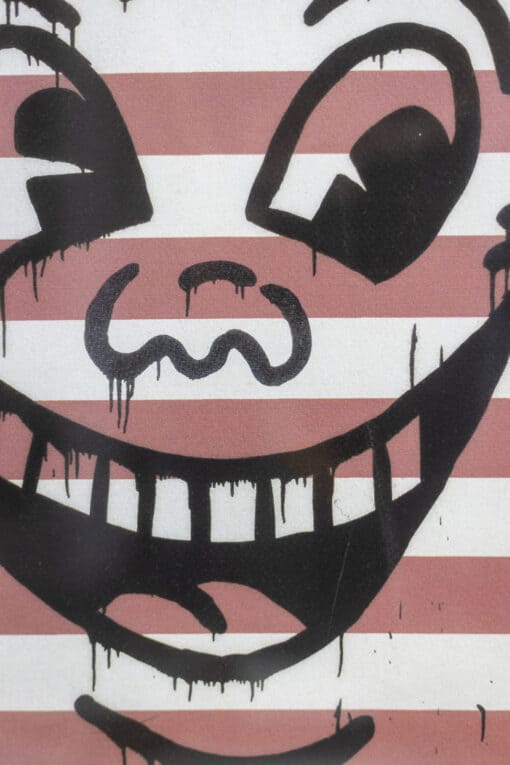 Expressive Keith Haring Silkscreen - Nose - Styylish