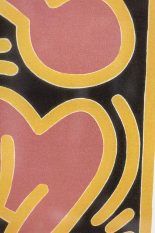 Framed Keith Haring Silkscreen - Shape and Line - Styylish