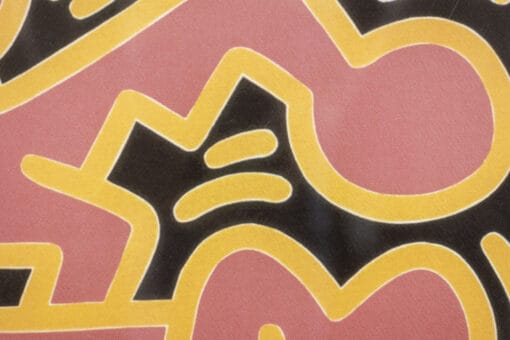 Framed Keith Haring Silkscreen - Figure Detail - Styylish