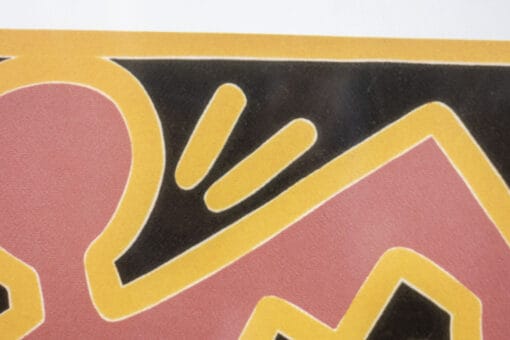 Framed Keith Haring Silkscreen - Top Detail - Styylish