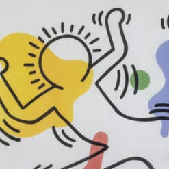 Keith Haring Silkscreen with Frame - Yellow - Styylish