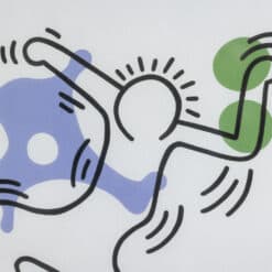 Keith Haring Silkscreen with Frame - Green Dots - Styylish