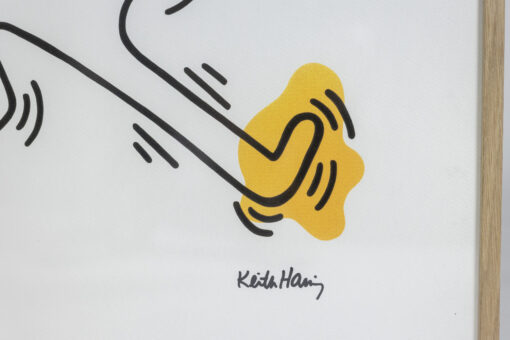 Keith Haring Silkscreen with Frame - Foot Detail - Styylish
