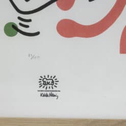 Keith Haring Silkscreen with Frame - Signature - Styylish