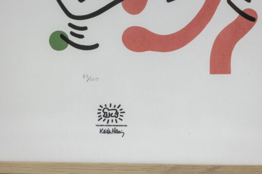 Keith Haring Silkscreen with Frame - Signature - Styylish