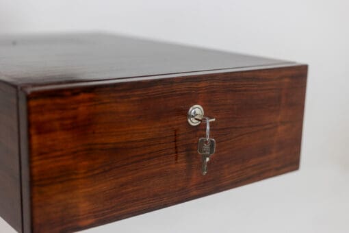 Rosewood Applique Desk - Drawer with Key - Styylish