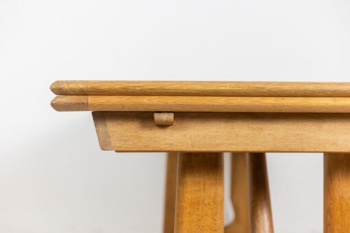 Guillerme and Chambron Natural Oak Table - Side Detail - Styylish