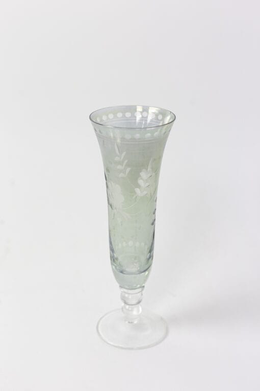 Bohemian Crystal Style Glassware - Individual Flute - Styylish