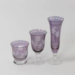 Bohemian Crystal Style Glassware - Size Comparison - Styylish