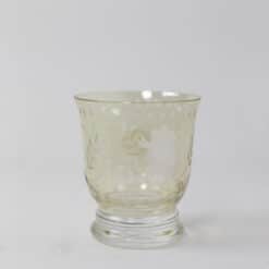 Bohemian Crystal Style Glassware - Yellow Glass - Styylish