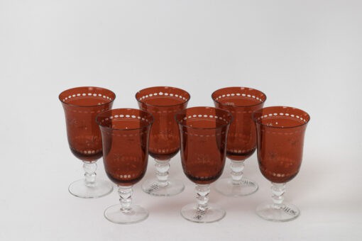 Bohemian Crystal Style Glassware - Red Glasses - Styylish