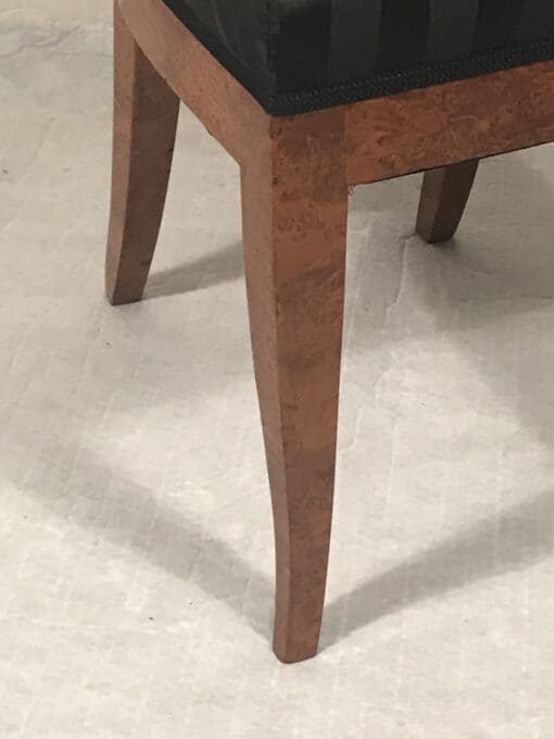 Set of four Biedermeier Chairs- detail of a leg- Styylish