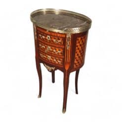 Louis XVI Style Tambour Side Table- Styylish