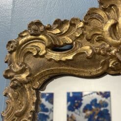 18th century Gilt Wood Mirror- detail of rocaille - Styylish