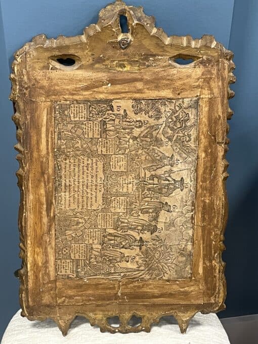 18th century Gilt Wood Mirror- back view - Styylish