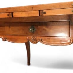 18th century Swiss Farm Table- detail of the front with drawer- Styylish