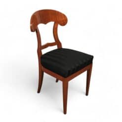 Set of Six Biedermeier Chairs- Cherry- three-quarter view of one chair- Styylish