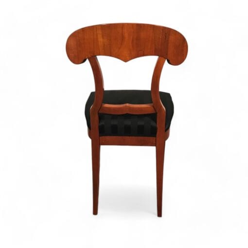 Set of Six Biedermeier Chairs- Cherry- back view of one chair- Styylish