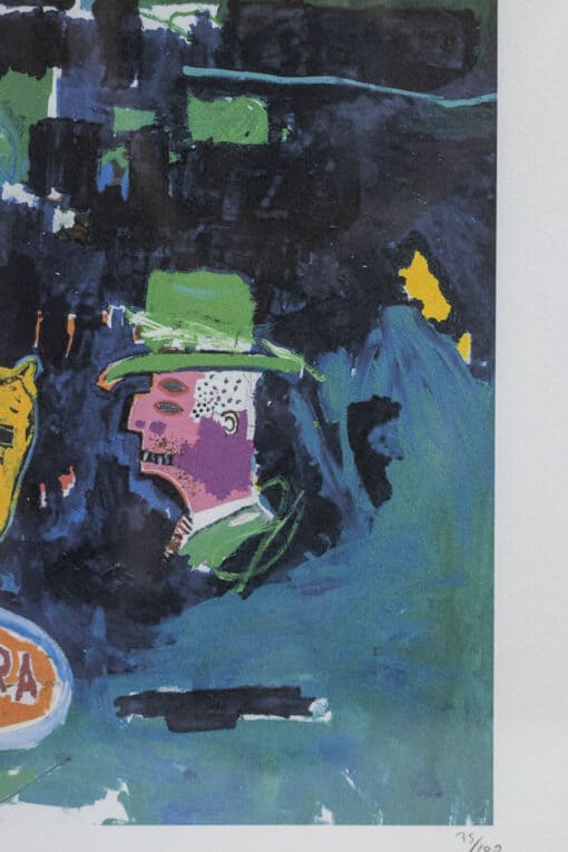 Jean-Michel Basquiat Screenprint - Face Detail - Styylish