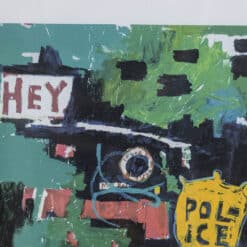 Jean-Michel Basquiat Screenprint - Sign Detail - Styylish
