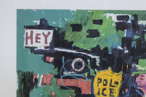 Jean-Michel Basquiat Screenprint - Sign Detail - Styylish