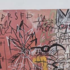 Jean-Michel Basquiat Abstract Screenprint - Top - Styylish