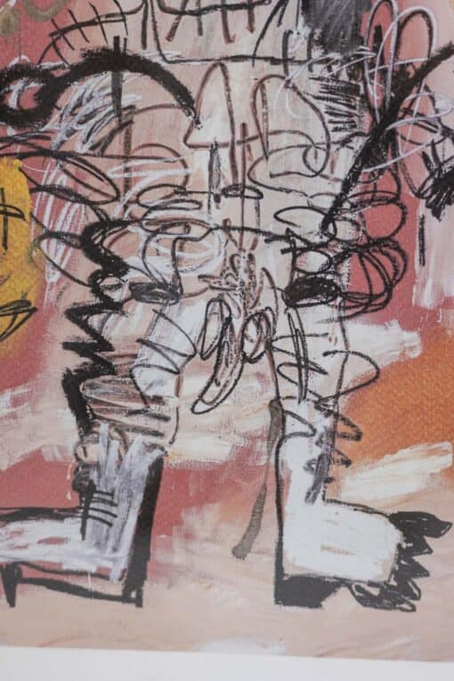 Jean-Michel Basquiat Abstract Screenprint - Body Detail - Styylish
