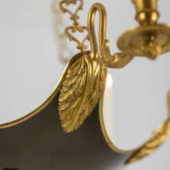 Empire Style Chandelier - Golden Leaf Detail - Styylish