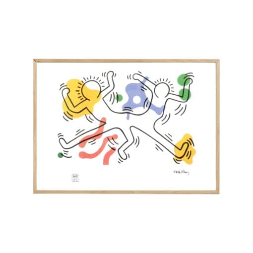 Keith Haring Silkscreen with Frame - Styylish