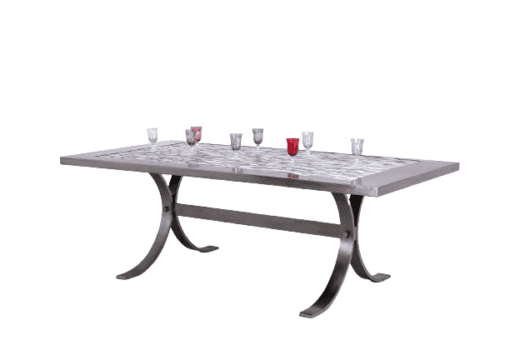Ceramic Dining Room Table - Side View - Styylish