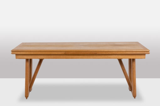 Guillerme and Chambron Natural Oak Table - Full View - Styylish