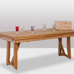Guillerme and Chambron Natural Oak Table - Staged - Styylish