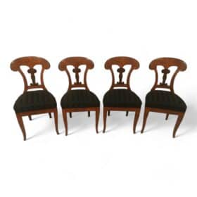 A Set of Four Biedermeier Chairs, Munich 1820
