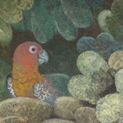 Parakeet Painting - Floral Detail - Styylish