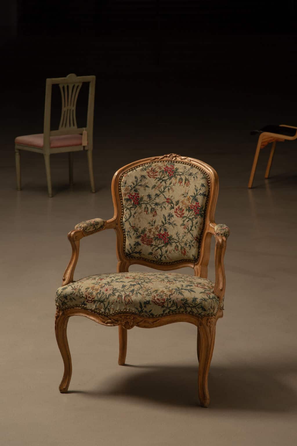 Scandinavian rococo chair 