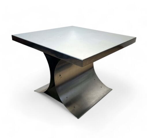 Curved Sofa Table Stainless Steel - Styylish