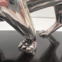 Silver Plated Art Deco Panther Sculpture - Feet - Styylish