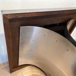 Curved Sofa Table Stainless Steel - Underneath - Styylish