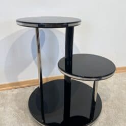 Art Deco Round Side Table - Lacquer Shine - Styylish