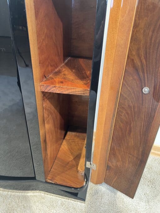 Art Deco Rotating Bar Cabinet - Compartments - Styylish
