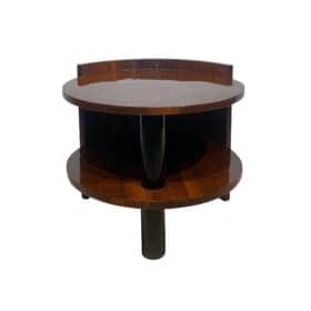 Art Deco Sofa or Coffee Table, Walnut Veneer, France circa 1930