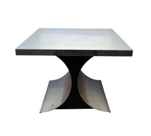 Curved Sofa Table Stainless Steel - Side of Curve Interior - Styylish