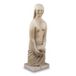 Marie Madeleine Limestone Sculpture - Side - Styylish