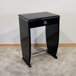 Art Deco Side Table with Drawer - Side Profile - Styylish