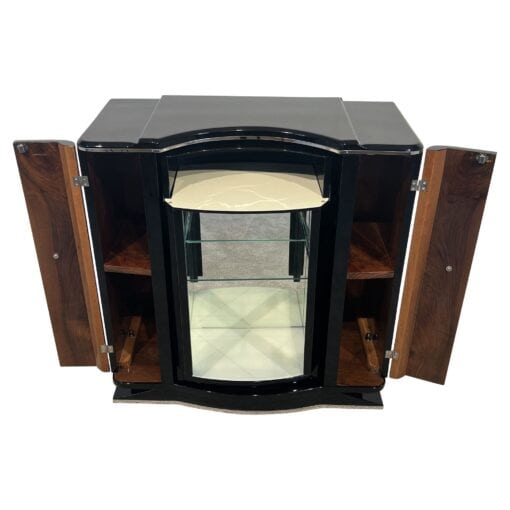 Art Deco Rotating Bar Cabinet - Interior - Styylish