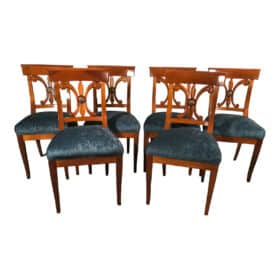 Authentic Biedermeier Chairs, 1820, Set of Six
