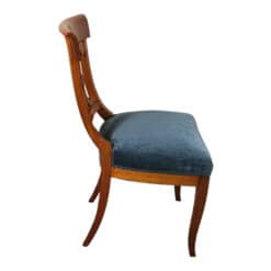 Authentic Biedermeier Chairs- side view of one chair- Styylish