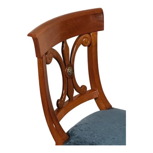 Authentic Biedermeier Chairs- three-quarter view of a backrest- Styylish