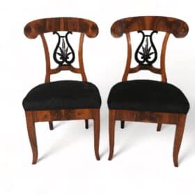 Pair of original Biedermeier Chairs, 1820