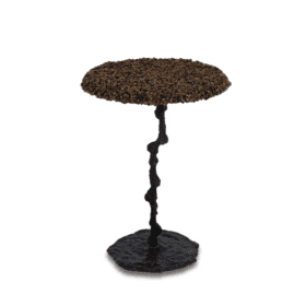 Semi-precious Stone Pedestal Table, Contemporary Work